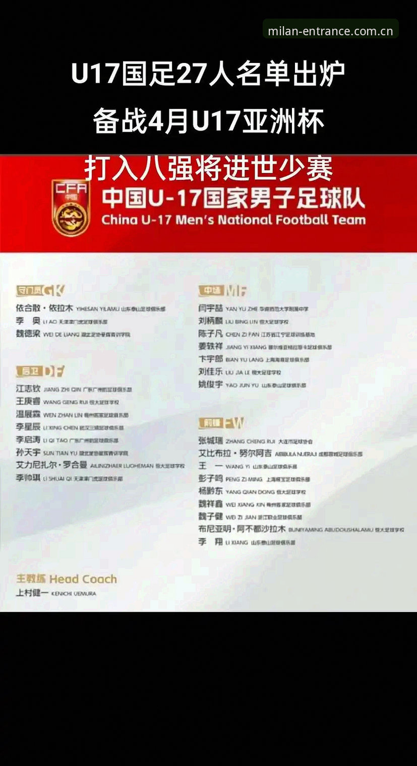 最新米兰体育怎么样 U17世界杯抽签深度分析:中国足球青训的机遇与挑战全面解析